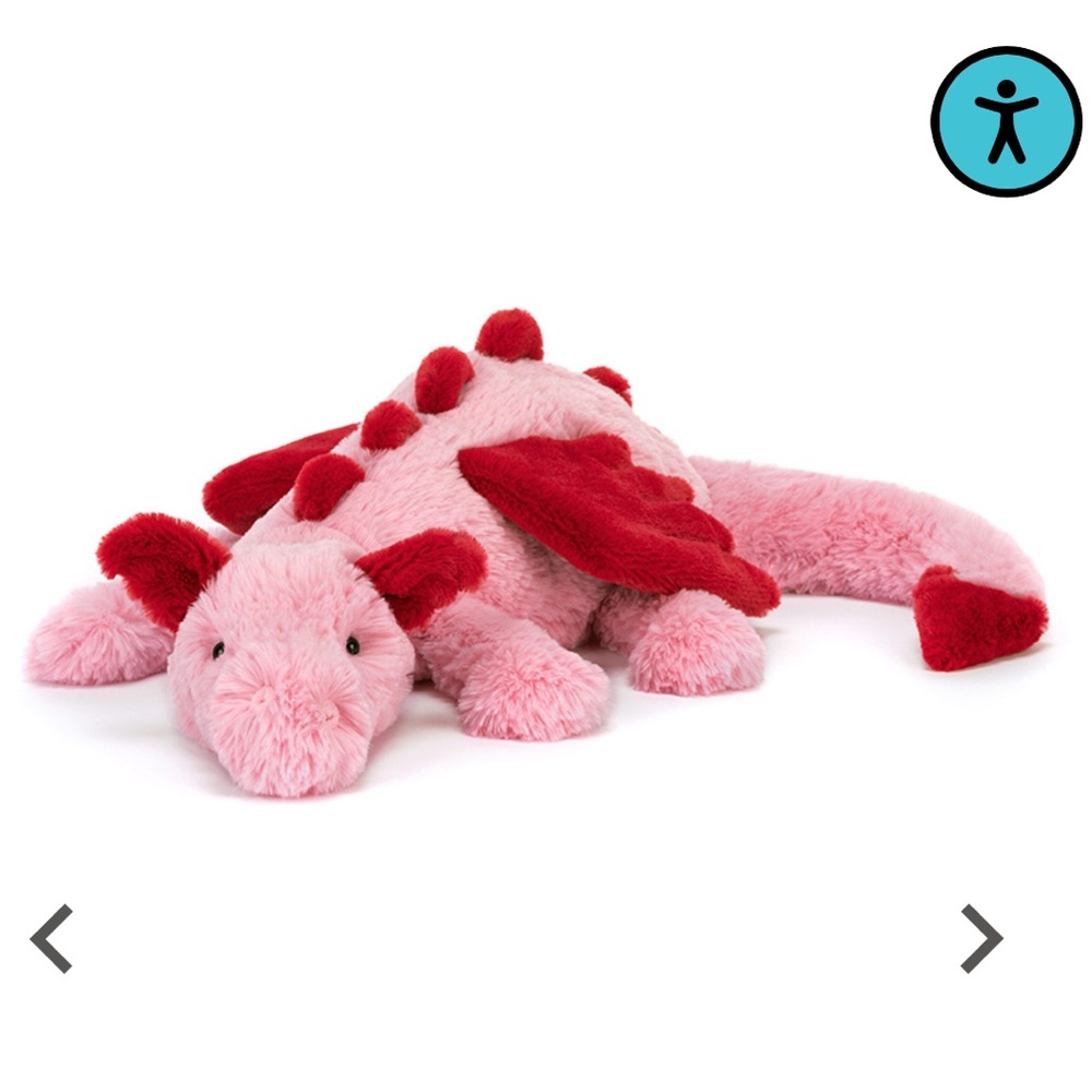 Jellycat Heart Dragon Limited Edition